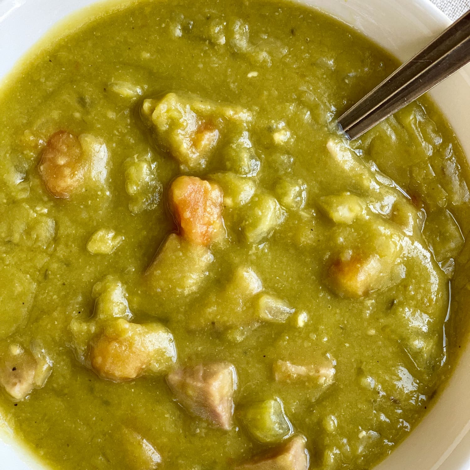 Pea and ham soup deals in a pressure cooker